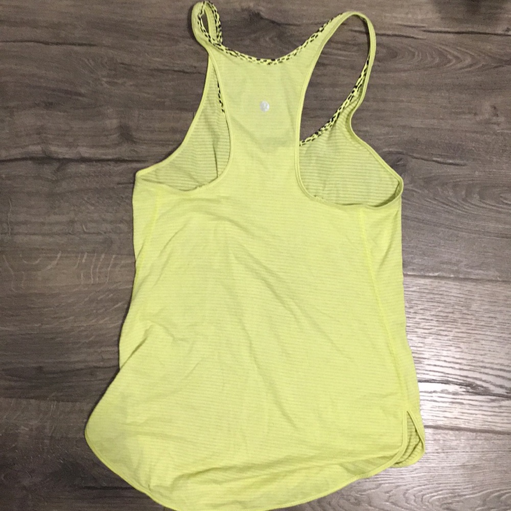 Yellow Lululemon Tank - Picture 2 of 2